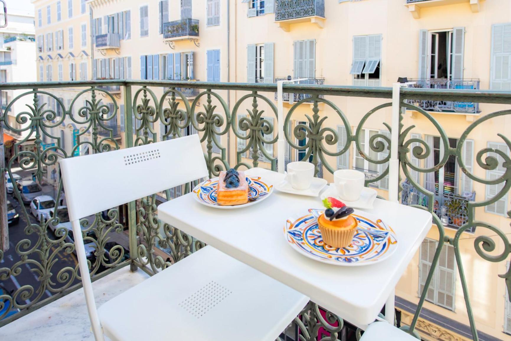 #13 Orange Ac Wifi Balcony 3mins Walk Sea Front Nizza